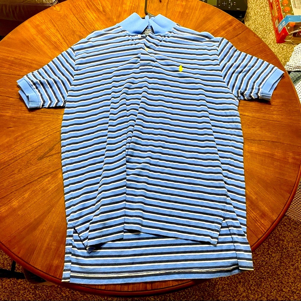 Polo Ralph Lauren stripped mens large polo